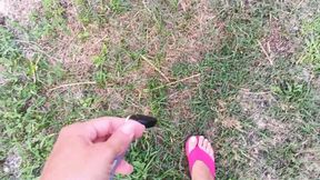 First time using flip-flops to pump automobile pedals (7)