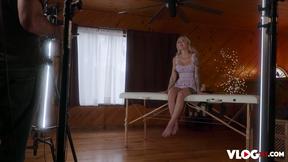 Tattooed Hottie Kathryn Mae Gets Fucked By Big Dicked Masseur