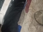 Pissing same clothes, you'll see they been wrote on