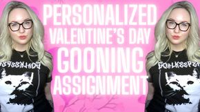 Personalized Valentine's Day Gooning Assignment
