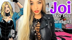 Joi boys and girls Black Canary cosplay