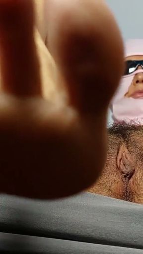 I spy on a sexy hairy pussy big tits big ass. Hairy milf tries on clothes naked.   Clip 2