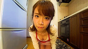 Nanoka Nanokas Cake Making Selfie; Hot Japanese Babe Softcore Non-nude Solo