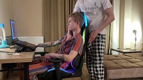 No32 Part 1: A guy with a big dick fucks his cute friend'_s tight asshole.