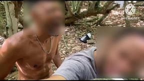 sacanagem no matagal. macetei um puto bundudo na trilha zona oeste do rio.