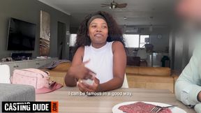 I ended up fucking this BUSTY 18YO BLACK STUDENT whose BOYFRIEND promised her LA for years