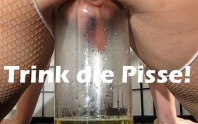 Big Cunt Pisses in the Jug