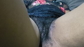 Hot MILF with Spectacular Woman Hairy Pussy CLose Up
