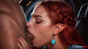 when we docked with the alien ship, i screwed the red-haired alien [ai]