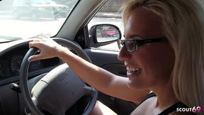 big tits blonde cougar wife jacky joy with glasses pick up and talk boy to old young cheating fuck