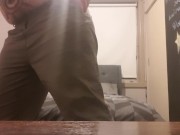 Maxwell Silver flogs himself and jerks off