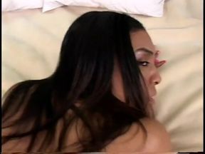 Chubby black chick takes a hard cock up her hairy pussy