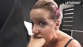 Crystal Richi Kneels in Corset