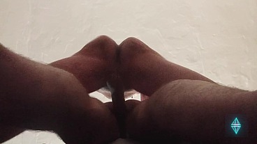 CREAMPIE Opening the Closed Ass of My STR8 Friend