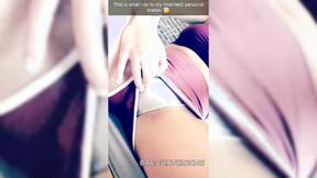 ”Snatch Flashing in Satin Panties #BratPerversions”