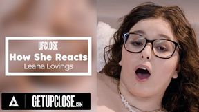 How With Gorgeous Brunette Leana Lovings! Sensual Foreplay + Amazing Cowgirl!