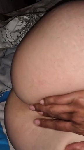 My stepsis forgot to close the door to her room, she catches me masturbating next to her and I&amp;#039;m surprised by her&hellip;   Clip 1