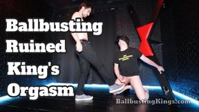 Ball Kicking Ruined Orgasm