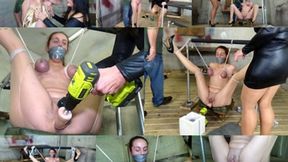 They ripped off her clothes & gagged her with her own panties for strict breast bound drill-do torment (MP4 SD 3500kbps)
