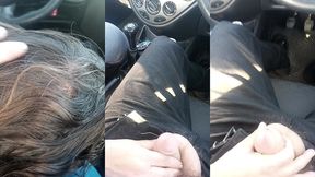 blowjob in car and cum in stacys mouth