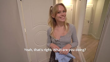 Stepmom demands cock and cum on her face