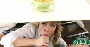 Blowing My Daddy Under Mom's Nose - POV with Cali Sparks