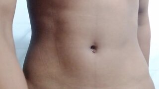 Indian boy displaying his genitals and ejaculating