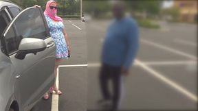 Big juicy fat ass busty white girl having sex in car - BBW ssbbw milf in mini dress creampie twice