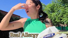 My nose was tickling... you know what happens!