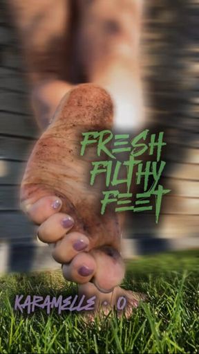 fresh filthy feet