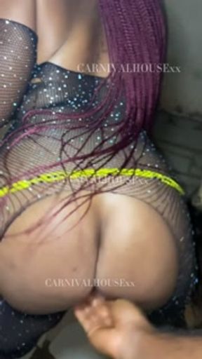 HOT housewife loves sneaky links late night behind her apartment at night