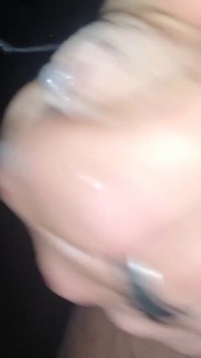 Emotional moment from "EXHIBITIONIST SEEKS A VOYEUR   PUBLIC CUMSHOT IN THE PARK AND WALK WITHOUT PANTIES - COCK ON DISPLAY"