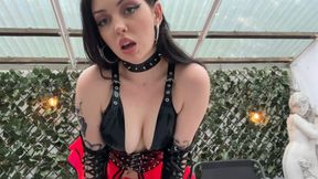 Goddes Latex teasing&smoking POV.