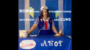 Robin Licks and Drips Ice Cream and Cums