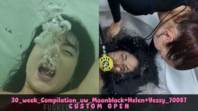 30 WEEK COMPILATION underwater Moonblack screams Helen Star bathtub scuba mafia Yessica Bunny 70087