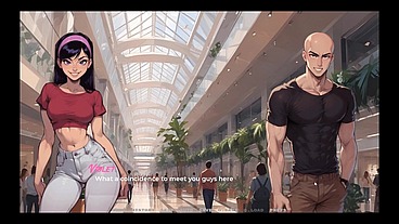 My New Girlfriend [ TABOO Hentai Game ] Ep.6 changing room fun with me best friend and GF !