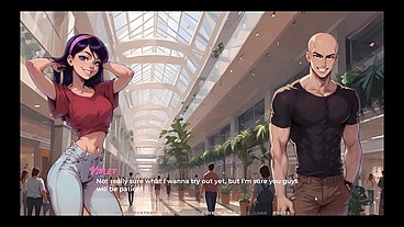 My New Girlfriend [ TABOO Hentai Game ] Ep.6 changing room fun with me best friend and GF !