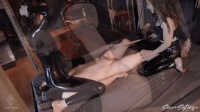 Facesitting breathplay and CBT torment with Mistress Mavka - [FHD MOV]