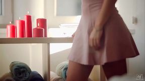 Petite babe massage and sex