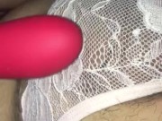 Sissy vibrating clitty