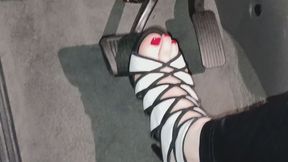 Evalynn highway driving in heels (alt view)