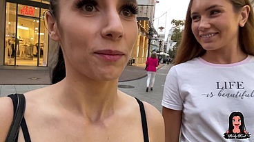 Naked in public and lush in our pussies