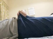 【20代素人男子】いつもの恥ずかしいオナニー姿を撮影してみた！