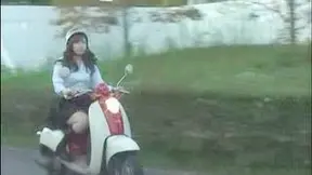 Public Biking Beauty Enjoying Steamy Japanese Sex Adventure