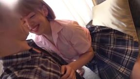 Japanese Teen's First POV Experience With Her Boyfriend - Amateur Creampie Adventure
