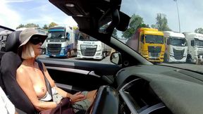 Titty Tuesday Blindfold Truck Stop Fun