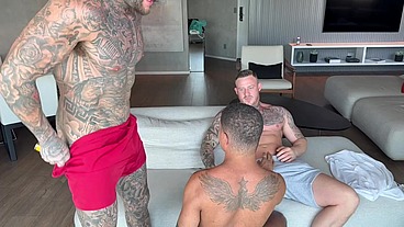 threesome bareback 18 15