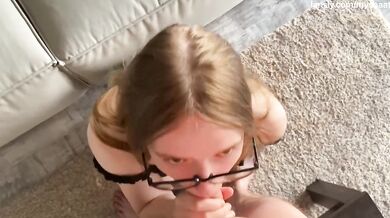 Perverted girlfriend asked to stretch tight holes and spank hard