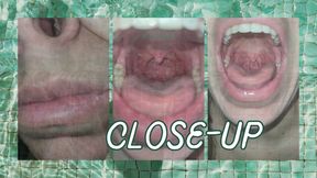 Close up throat and nose