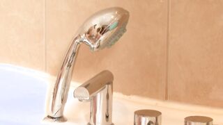 Crazy Sexy lesbians enjoy passionate sex inside the shower